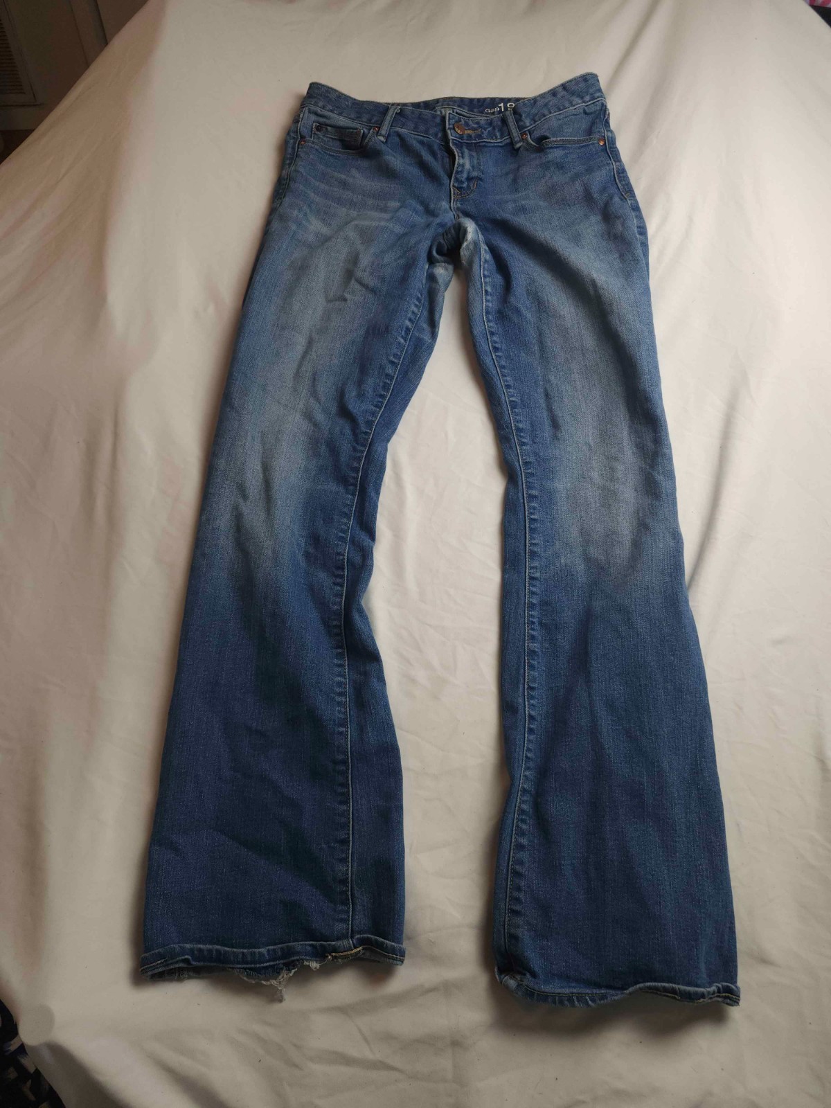 GAP 1969 Perfect Boot Jeans Womens Size 27R Blue Medium Wash Denim Pockets