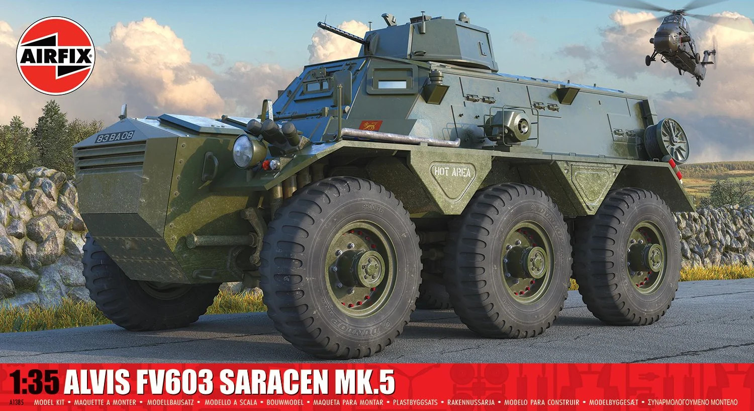Airfix A1385 Alvis FV603 Saracen Mk.5 Model Kit