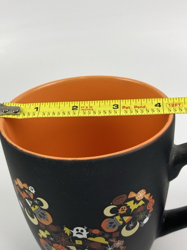 Disney Mug Mickey Mouse Black Matt/Orange Zrike Brands New - Picture 7 of 7
