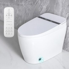 Smart Toilet Auto Open/Close Heated Seat, Bidet Toilet with Remote Control