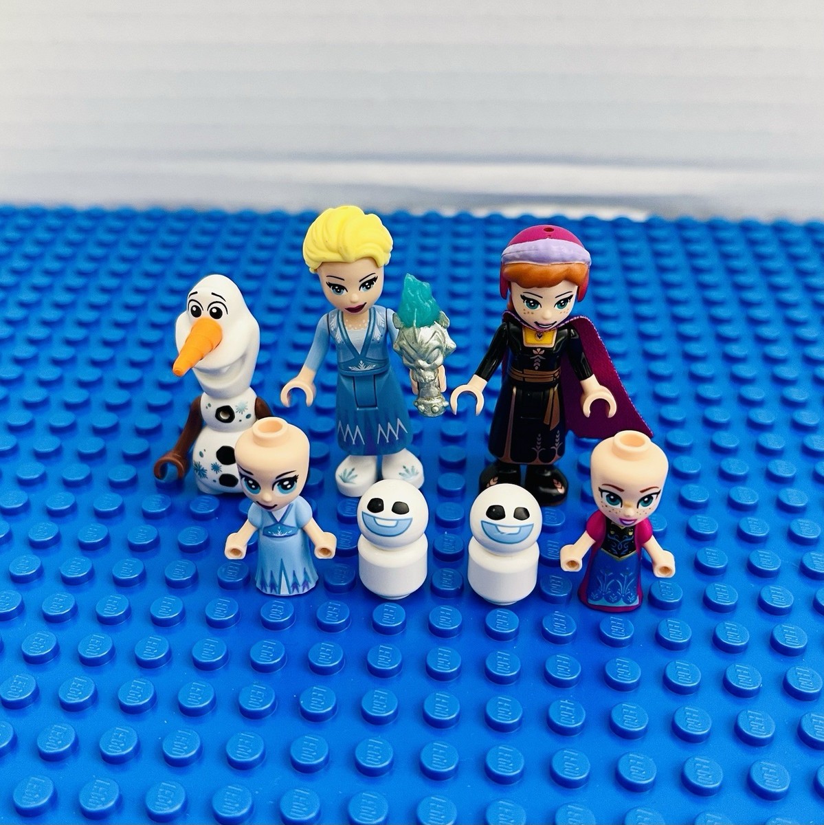Lego Disney Princess Frozen Minifigure Lot with Elsa Anna Olaf FRIENDS  Figures