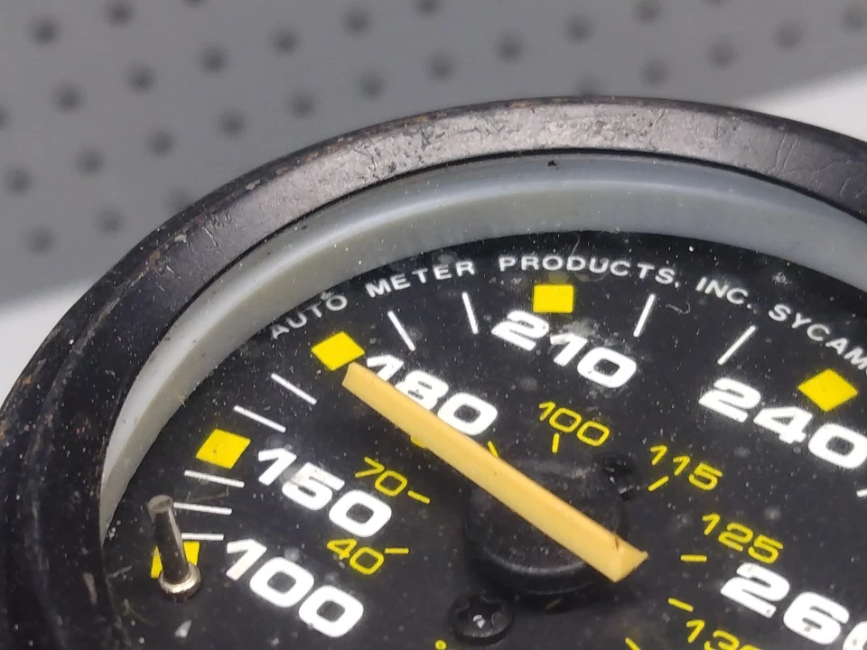 Vtg Auto Meter Products Temperature Auto Gage 2331 °F/°C - Image 3 of 4