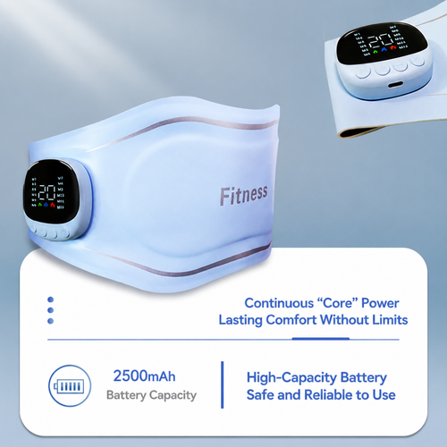 Electrostimulateur EMS Ceinture de Massage TENS Dual Puls 12 Programmes Numérique DHL - Photo 10/16