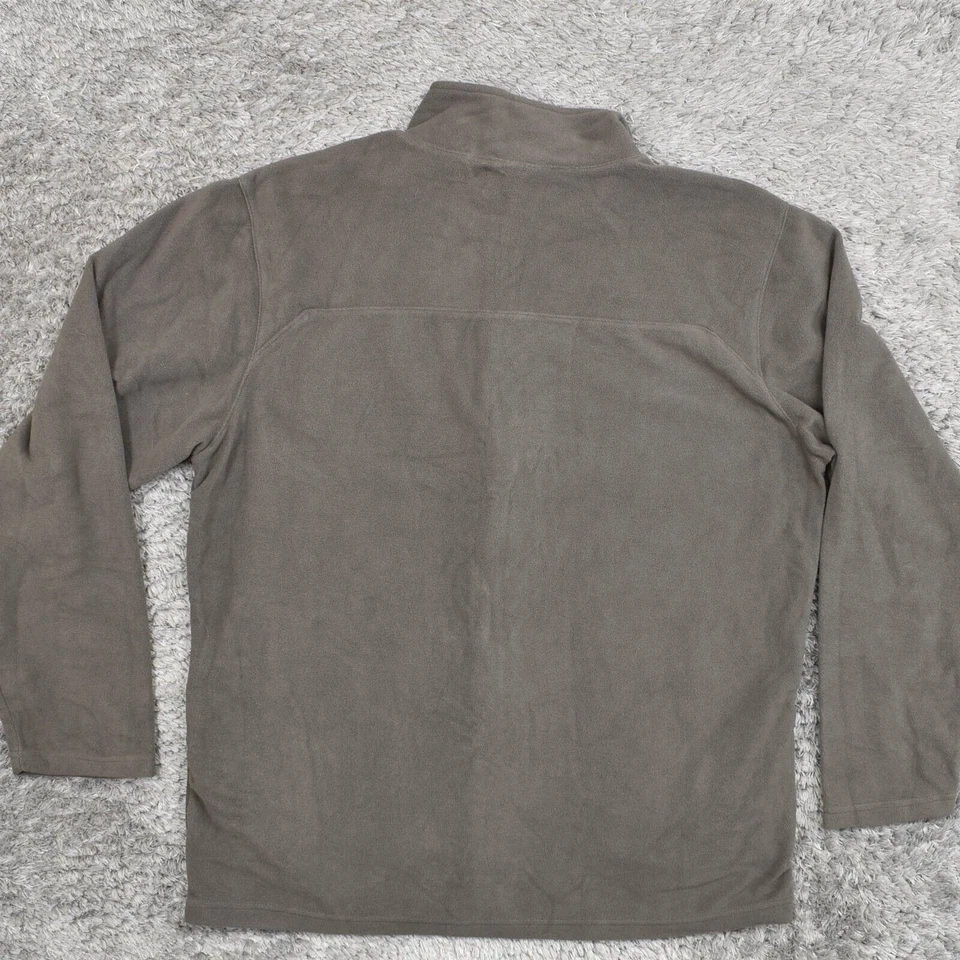 Reebok Men's Size 2XL Fleece Jacket Brown Polyester soft - Image 3 of 4