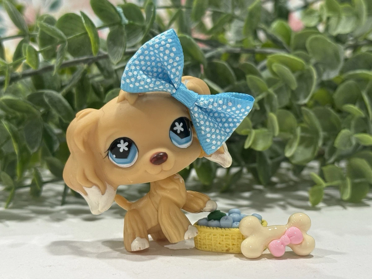 Figurine Littlest Pet Shop - Spaniel #748 - Hasbro - Occasion