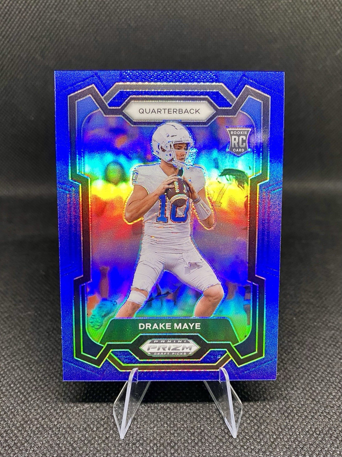 2024 Panini Prizm Draft Picks - Drake Maye #103 Blue Prizm /199 (RC)