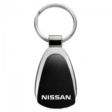 , INC. Officially Licensed Teardrop Key Fob for Nissan (Black)