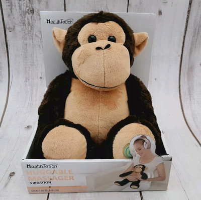 Health Touch Huggable Massager Monkey Vibrating Plush