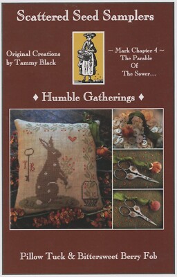 Scattered Seed Samplers Humble Gatherings Hare Pillow Tuck Cross Stitch Pattern