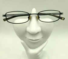 Vintage Kenneth Cole KC0633 Paid Reaction Black Metal Oval Sunglasses Frames