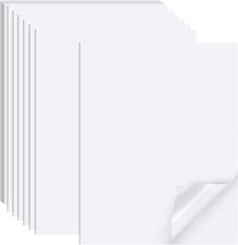 Printable Sticker Paper for Inkjet Printer, 40 Sheets 8.5"x11  Matte Sticker
