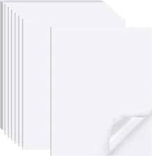 Printable Sticker Paper for Inkjet Printer, 40 Sheets 8.5"x11” Matte Sticker