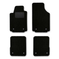 Auto-FußMatten Classic Schwarz FüR Audi A2 1999 - 2005 Automatten Autoteppiche