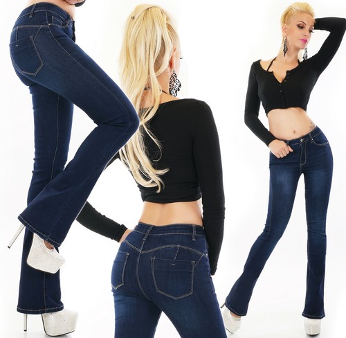 Redseventy Women's Push-Up Bootcut Denim Jeans - XS/S/M/L/XL | eBay