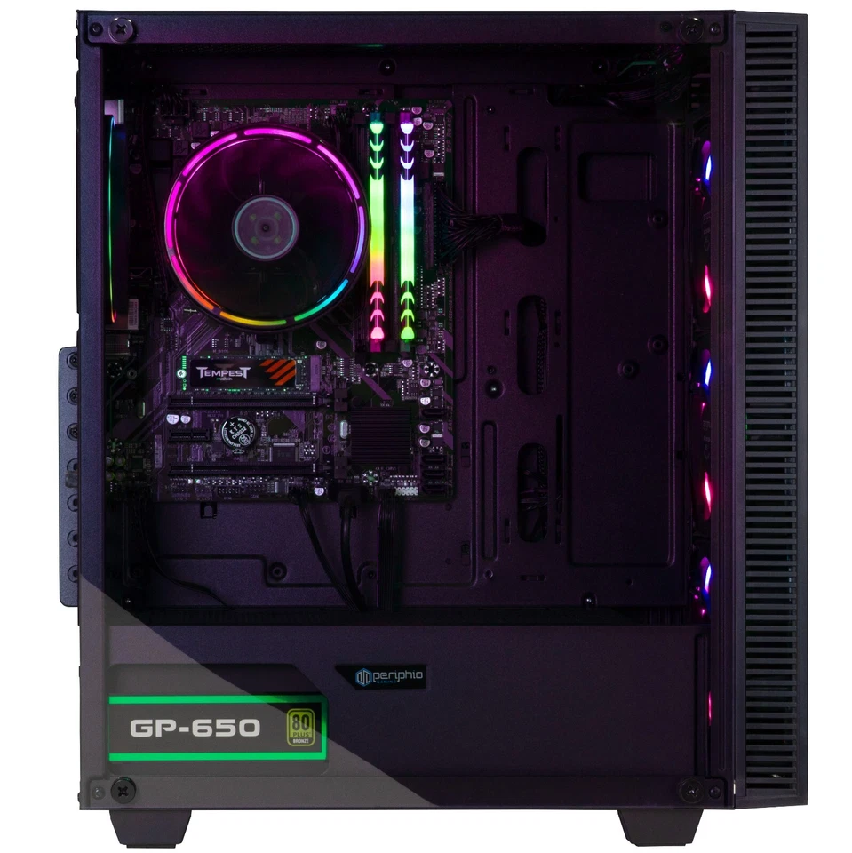 Periphio Terra Gaming PC Ryzen 7 5700G Radeon Vega 8 16GB DDR4 1TB SSD Computer - Image 2 of 4