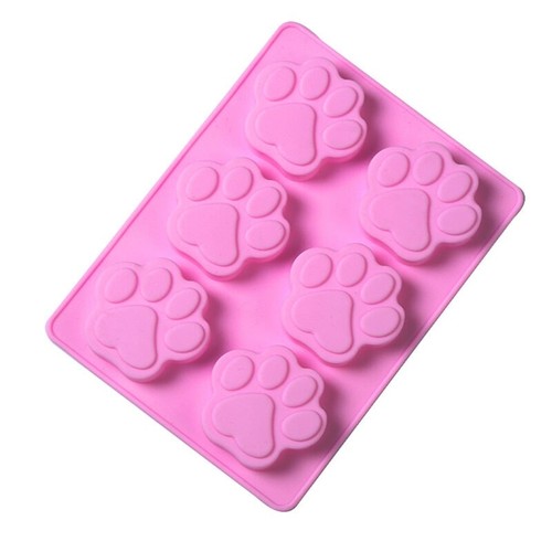 Silicone Paw Print Mold Reusable Dog for Animal Paw Ice Candy Mold - Picture 5 of 10