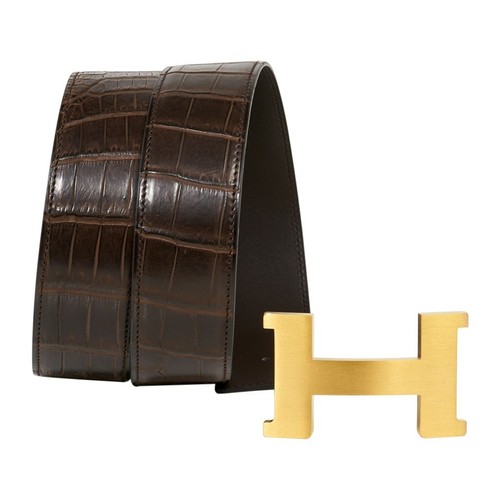 Hermes Belt Constance 42mm Havane Matte 