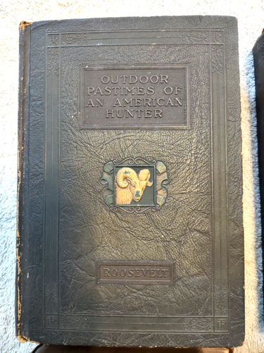 ROOSEVELT 1922 Books 4 Vol Set African Game Trails, Outdoor Pastimes & More RARE - Picture 2 of 24