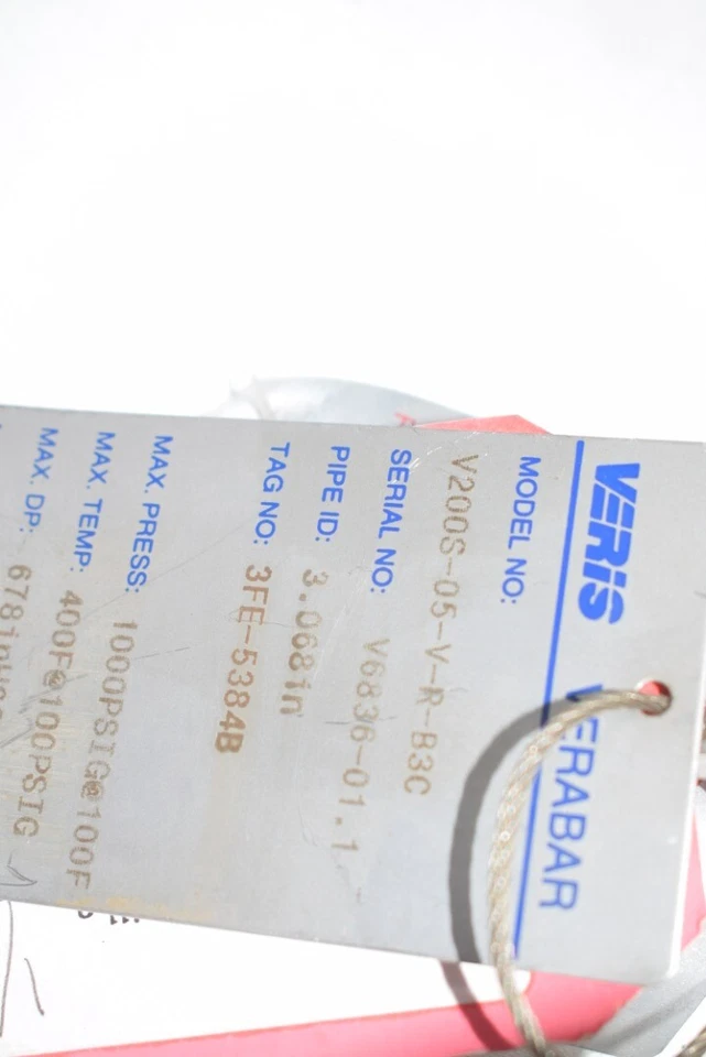 NEW Veris Verabar V200S-05-V-R-B3C Hot Tap 3.068 Pipe id 1000 PSI - Image 2 of 4