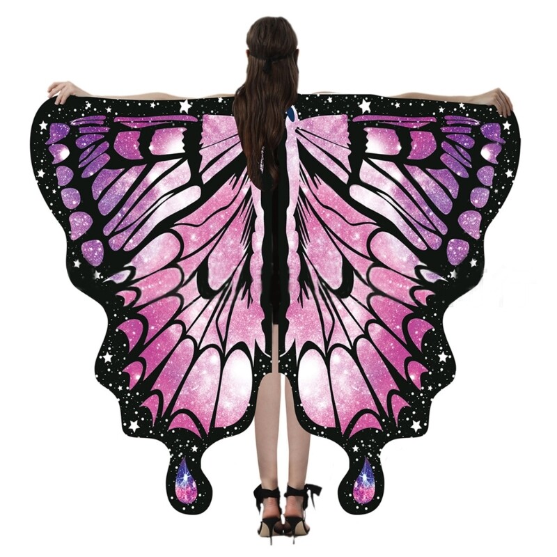 Fairy Wing Fairy Cape Women Butterfly Shawl Butterfly Cloak for