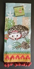 Christmas Winter Hedgehog H5218 Kay Dee Designs Tea Towel 16"x26″
