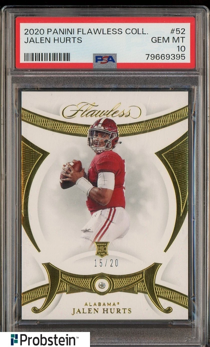 Jalen Hurts Panini Flawless Collegiate #52 Base