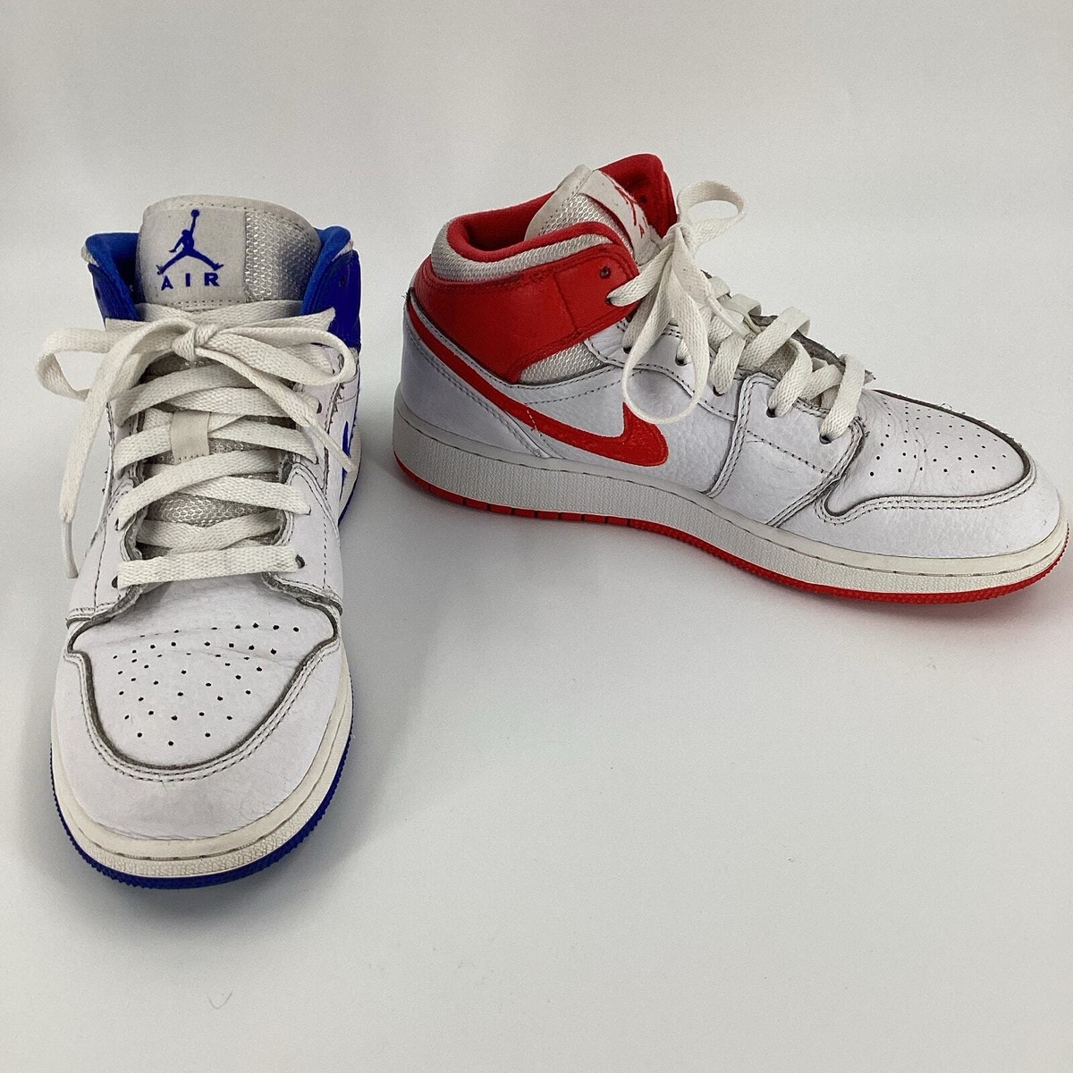 Nike Air Jordan Mid GS 85 Shoes DH0200-100 White Red Blue Size 801