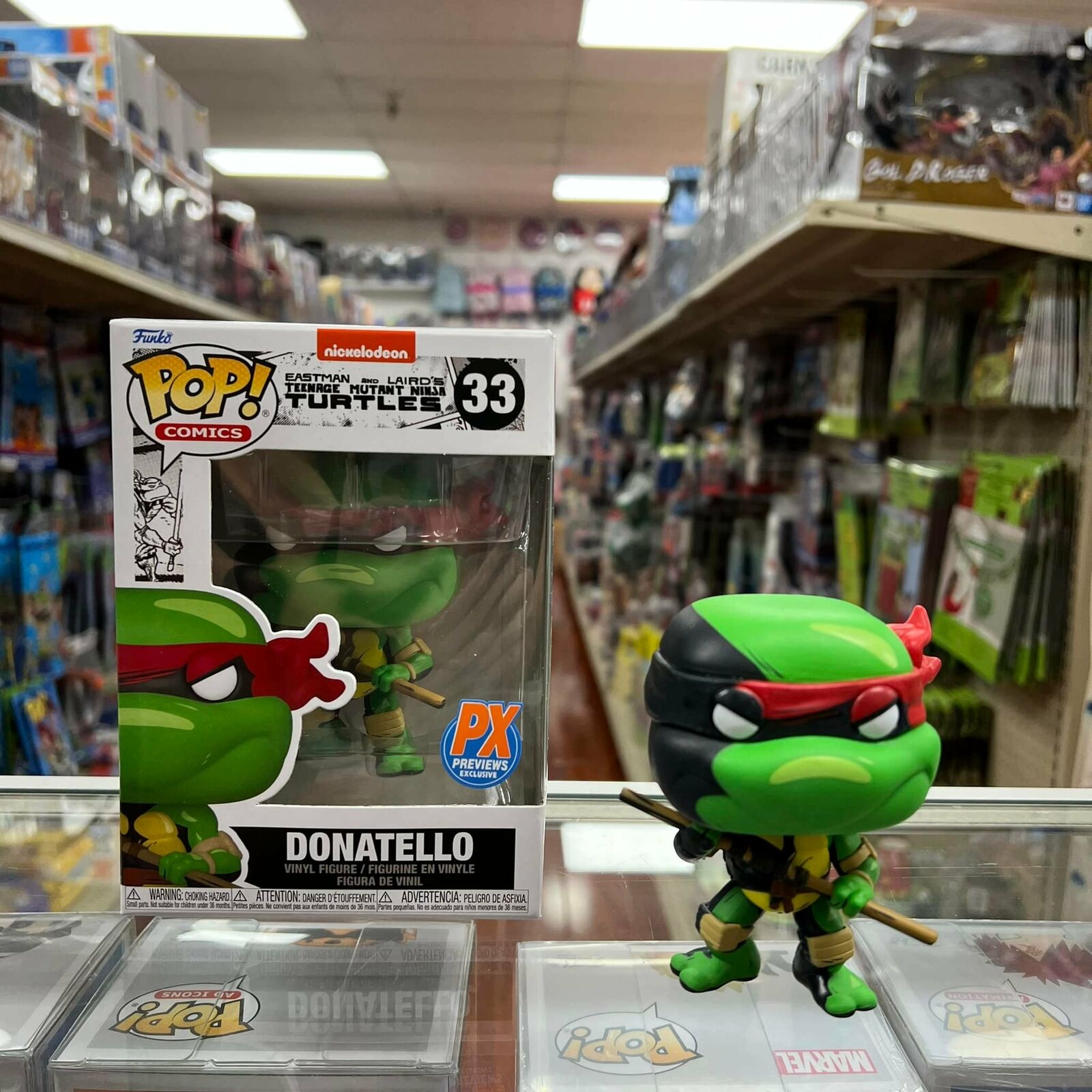 Boneco As Tartarugas Ninja Donatello 33 Funko Pop Comics