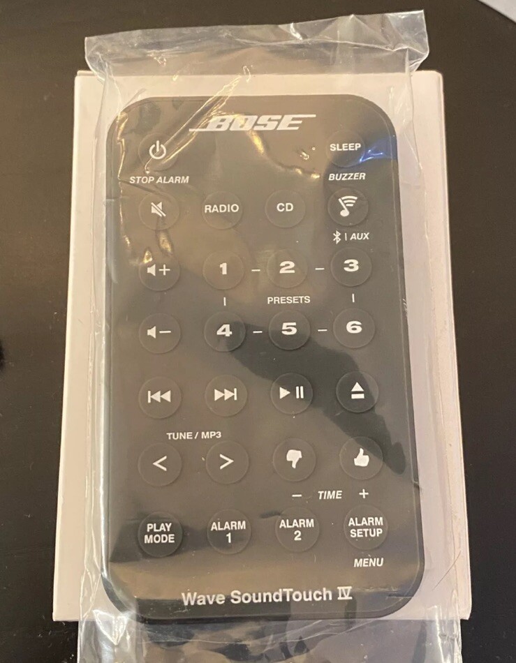Genuine Bose Wave SoundTouch Music System IV Remote Control With