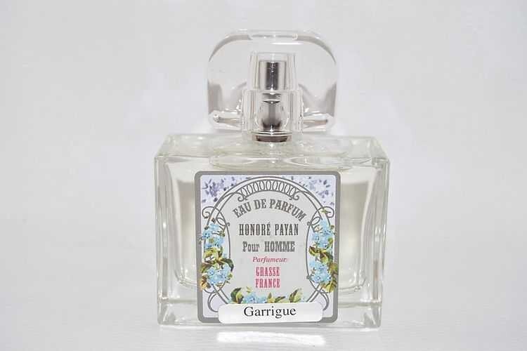 Eau de parfum Garrigue 50ml Honoré Payan, parfum mixte boisé fabriqué en France