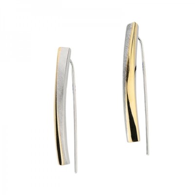 CEM ST9-009O 4-202698-001 Ohrringe Edelstahl Ohrklemmer bicolor Damen