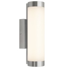 Image of Outdoor LED Cylindrical Wall Light Natural White 4000k Stainless Steel ZLC377