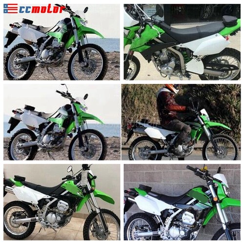 Pair Rear Side Fairing Covers For Kawasaki KLX250 2008-19 KLX250S/SF D-Tracker X - Picture 2 of 10