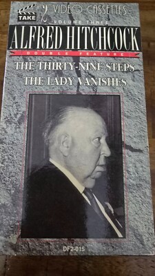 Take 2 Alfred Hitchcock Double Feature The 39 Steps & The Lady Vanishes VHS