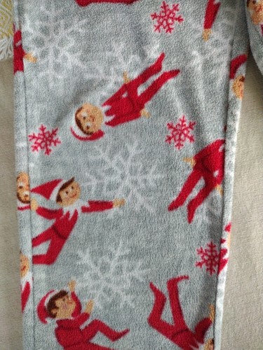 Elf On The Shelf Winter Christmas Pajama Fleece Pants Size 6 - Picture 4 of 7