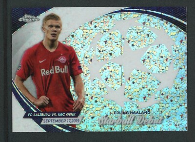 2024 ERLING HAALAND TOPPS CHROME UEFA CHAMPIONS LEAGUE