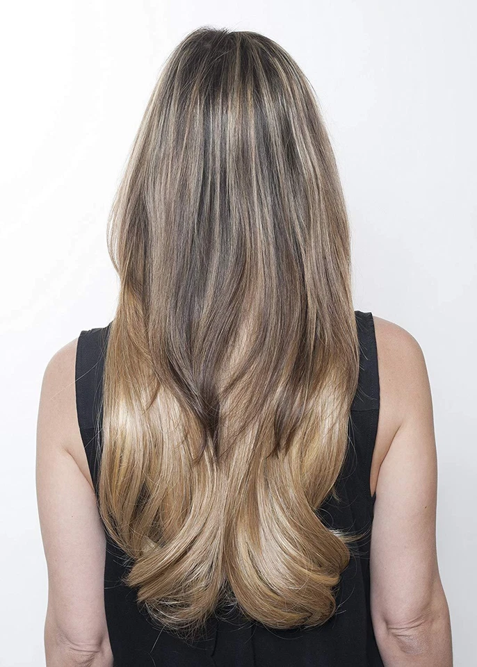 Accesorio para cabello Secret Extensions edición salón color rubio dorado oscuro # 14/26R Foto 4 de 4