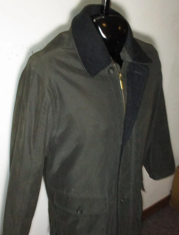 Abrigo aislante ROCKPORT verde topo cremallera completa para hombre talla M Foto 3 de 4