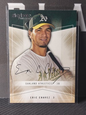 Eric Chavez 2005 Fleer SkyBox Autographics #42 | eBay