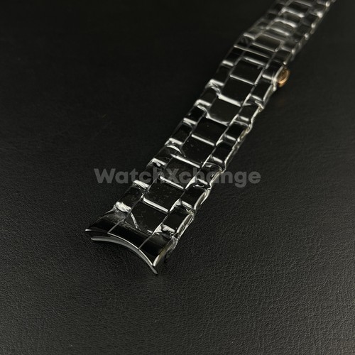 For Emporio Armani AR1410 Watch Black 22mm Ceramic Strap Band Bracelet Clasp - Picture 2 of 7
