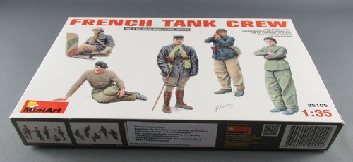 Mini Art 35105 - WW2 French Tank Crew 1/35 Neuf Boite - Photo 4/4