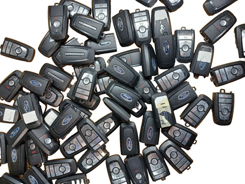 Lot of 150x Used Assorted Ford Smart Key Remotes W/Bronco Mustang or Ford Logos