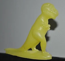 Mold-A-Rama Sinclair Dinoland Tyrannosaurus REX Dinosaur Souvenir - LIGHT YELLOW