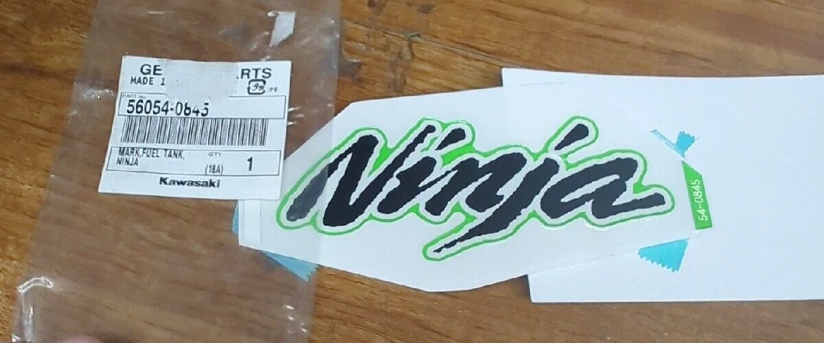 Kawasaki Ninja ZX-10R ZX-6R OEM 56054-0845 Mark Fuel Tank Decal