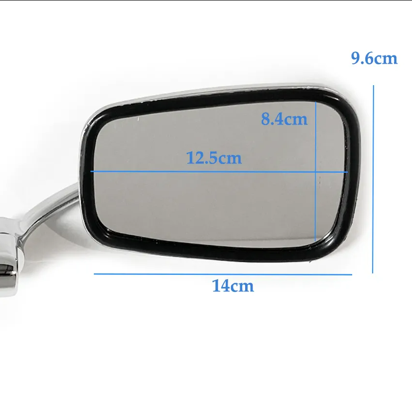 Stadium Classic Stainless Steel Rectangular Bar End Mirror Classic