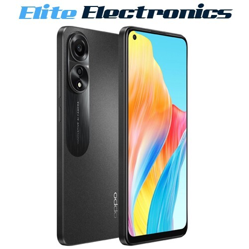 OPPO A78 Smartphone – 128GB Speicher, 8GB RAM, Dual-SIM, Mist-Black