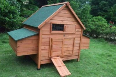 Xl Chicken Coop Rabbit Hutch Cage Hen Chook House Pet Products