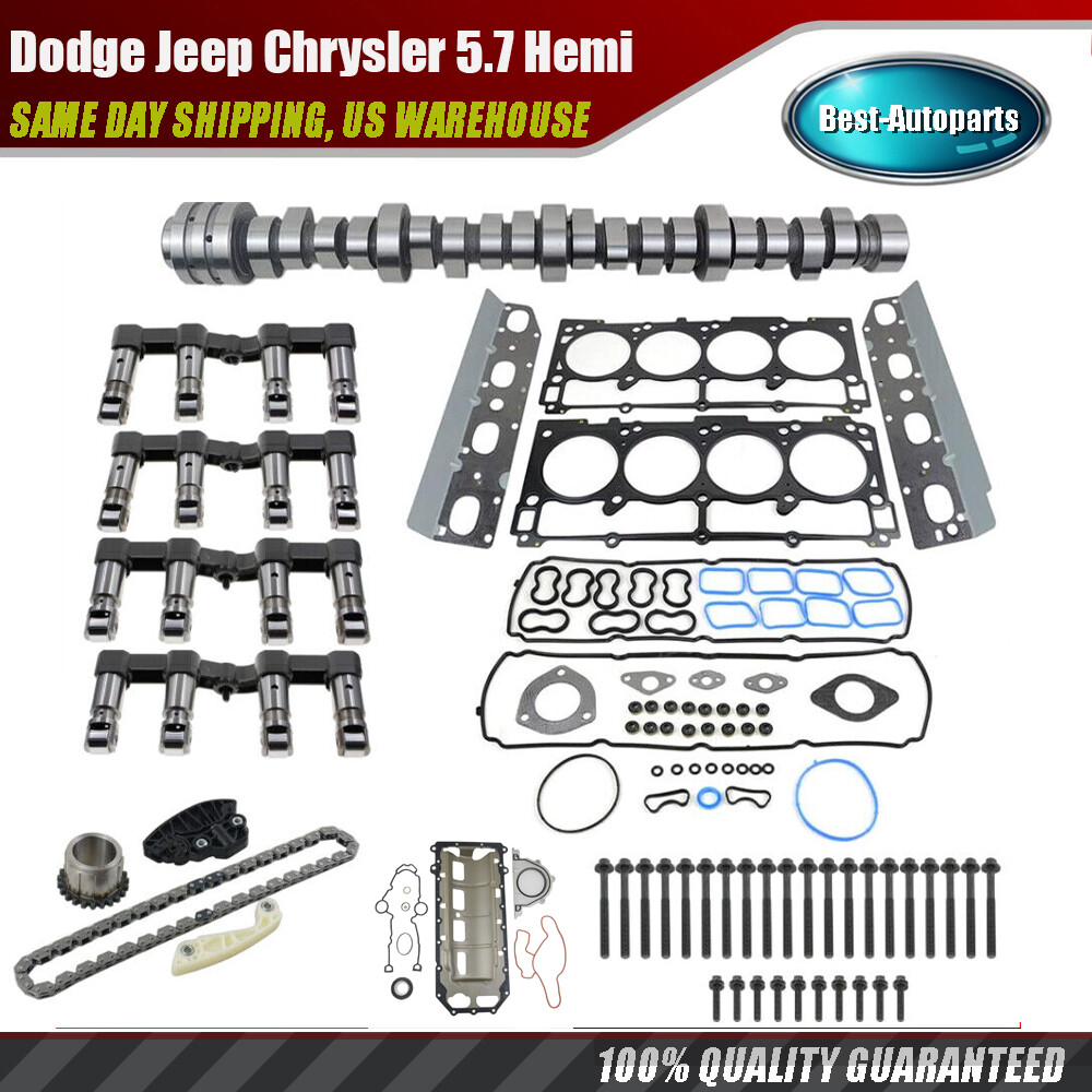 MDS Lifters Kit Camshaft Head Gasket Bolt FOR Dodge Jeep Chrysler 5.7