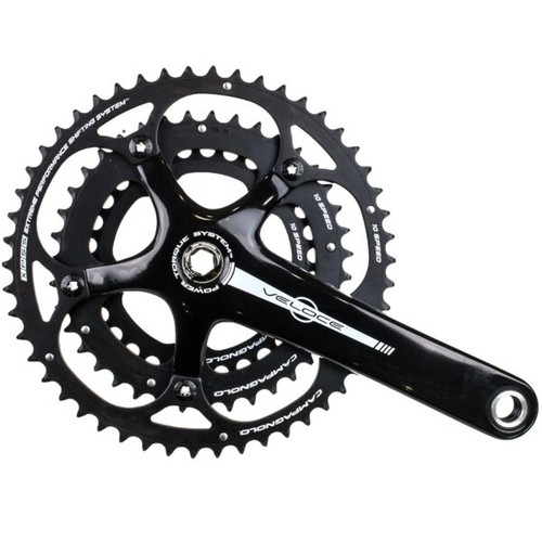 New Black Campagnolo Veloce Triple 10 
