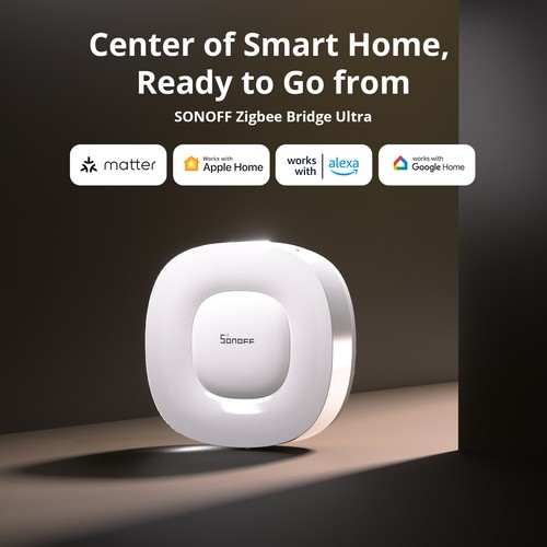 SONOFF ZigBee Bridge Ultra Smart Gateway Brücke Matter Hub Alarmanlage 256 Gerät - Afbeelding 6 van 13